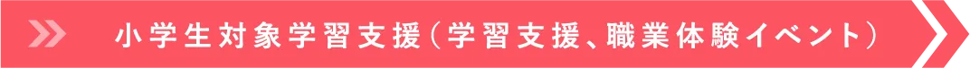 小学生対象学習支援（学習支援、職業体験イベント）