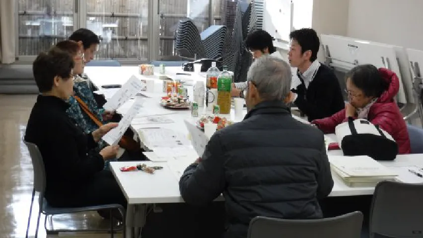 地域の方との打合せ